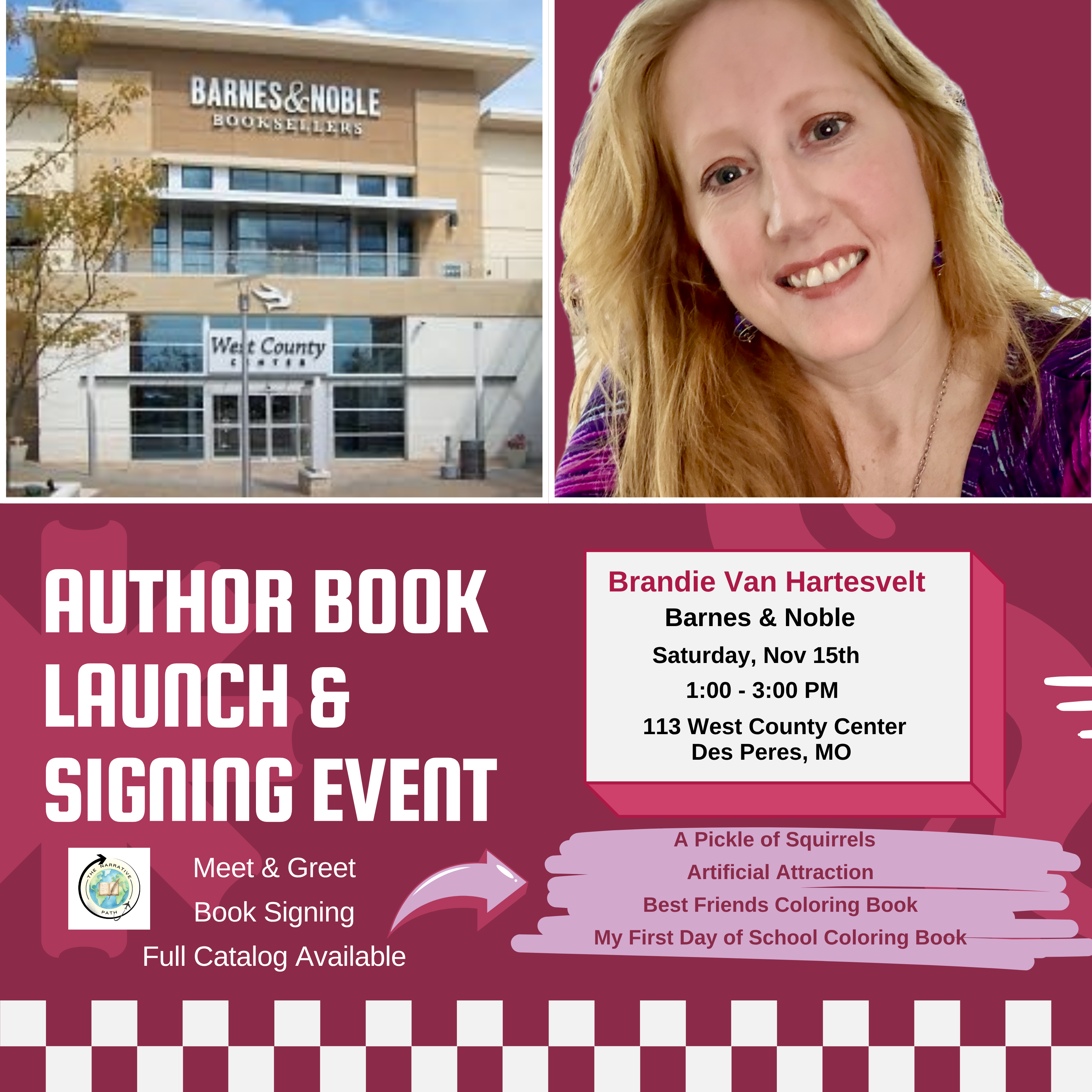 St. Louis Meet and Greet with Author Brandie Van Hartesvelt